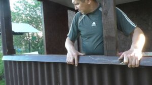 Мангальная зона ! Беседка своими руками 4 ЧАСТЬ .