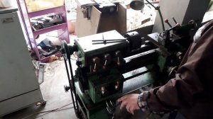 токарный станок ТВ-4. понижение оборотов очень просто.