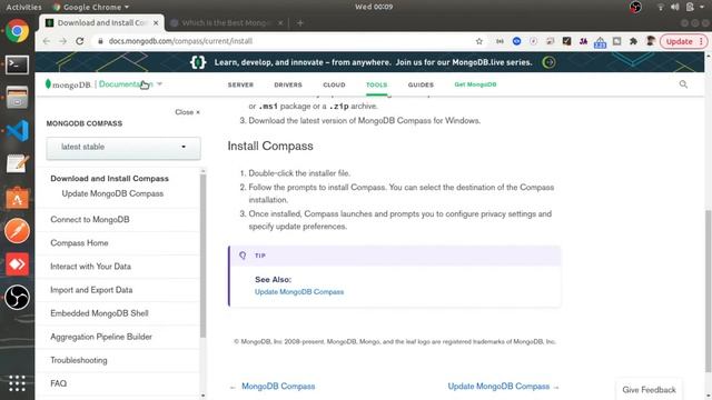 GUI Interface Compass | Part #2 | MongoDB tutorial in Hindi смотреть онлайн