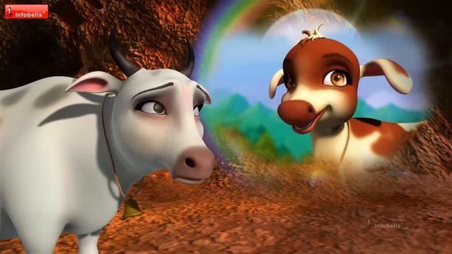 ஒரு பசுவின் கதை | Tamil Rhymes for Children | Infobells смотреть онлайн