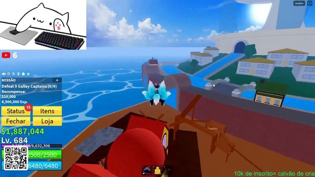 LIVE 24 HORAS NOOB AO PRO - DIA 5 - BLOX FRUITS AO VIVO - #NK2000 смотреть онлайн