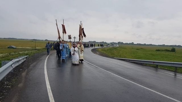 Крестный ход с.Билярск 2019 г. Икона Живоносный источник. Святой ключ. ВЛОГ смотреть онлайн