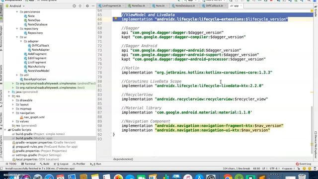 Simple Notes App (MVVM/Dagger/Coroutines) Part 14 смотреть онлайн