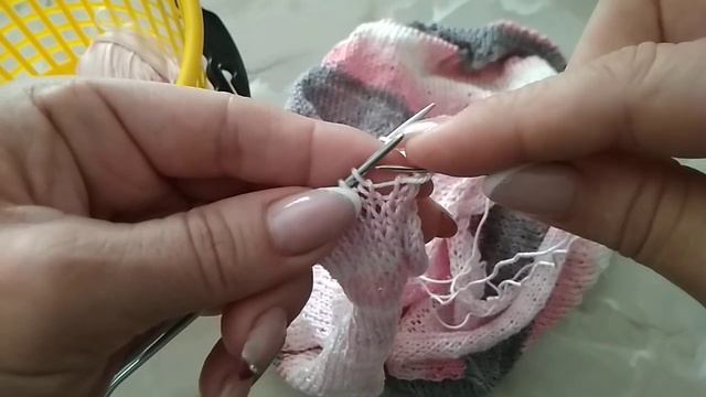 Соединение деталей лицевой глади иглой. смотреть онлайн