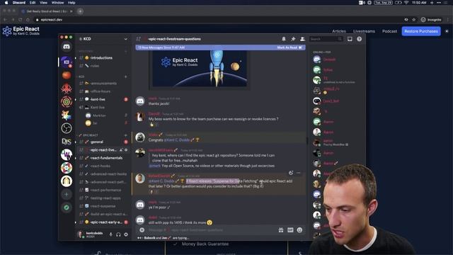 Livestream with Kent: EpicReact is LIVE! What EpicReact.Dev is all about смотреть онлайн
