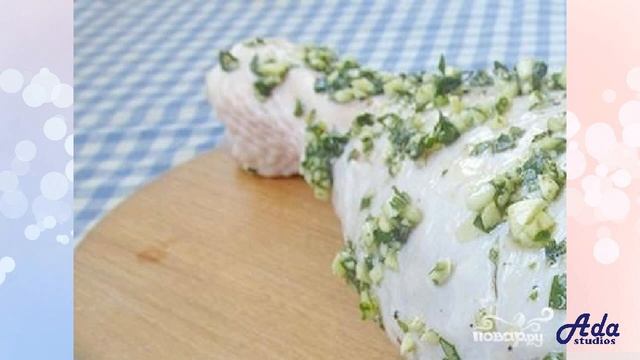 Голень индейки в рукаве в духовке Рецепт, пошаговый, как приготовить, видеорецепт смотреть онлайн