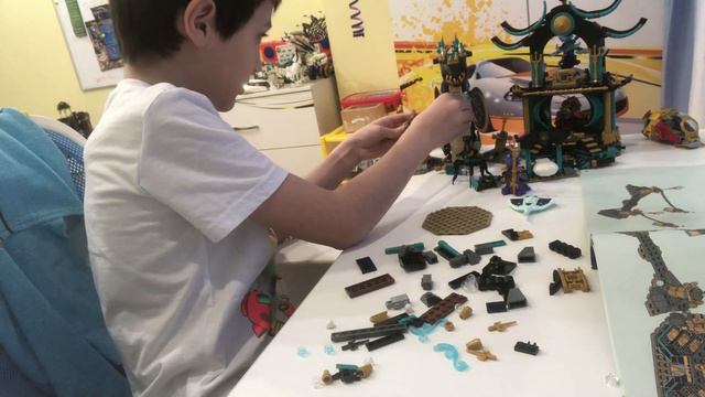 Обзор и сборка набора Лего ниндзяго Храм бескрайнего моря. Часть 4 смотреть онлайн