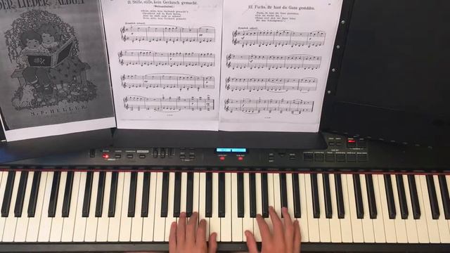 Fuchs, du hast die Gans gestohlen - Kinderlieder am Klavier смотреть онлайн