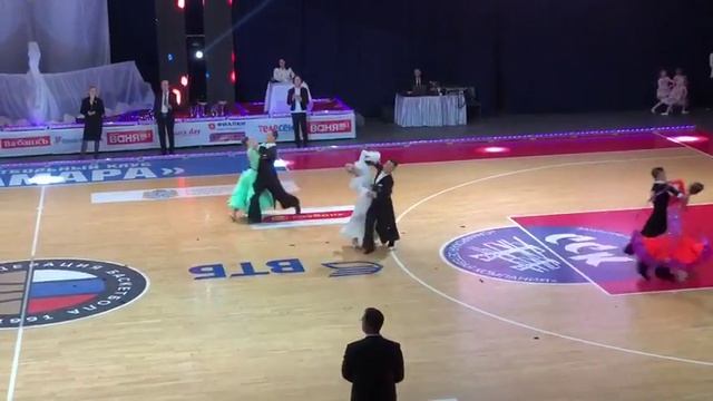 Степанцев Сергей - Морозова Екатерина, медленный фокстрот, финал, Жемчужина Поволжья 2018 смотреть онлайн