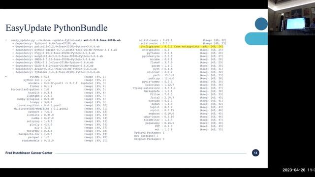 EasyBuild @ Fred Hutch + Extending R and Python with easy_update + Using containers for EasyBuild смотреть онлайн