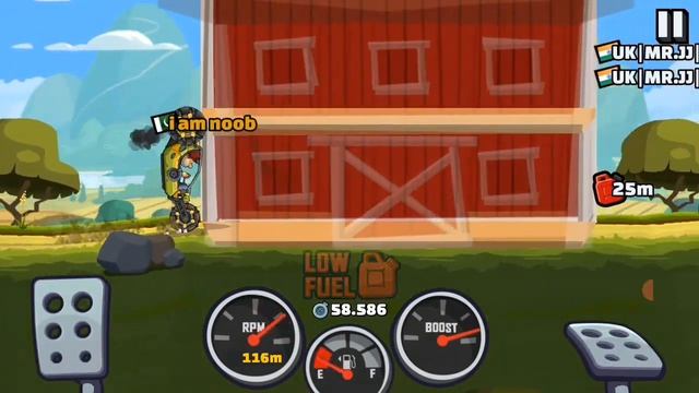 Hill Climb Racing 2 Noob Vs Pro Vs Hacker | 100 Subs Special@Vereshchak