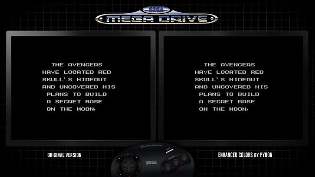 Captain America (Mega Drive) - Pyron's Color Hack & Original - Dual Playthrough смотреть онлайн