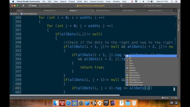 Part 29: Detecting Deadlock - Make a game like Candy Crush using Unity and C# смотреть онлайн