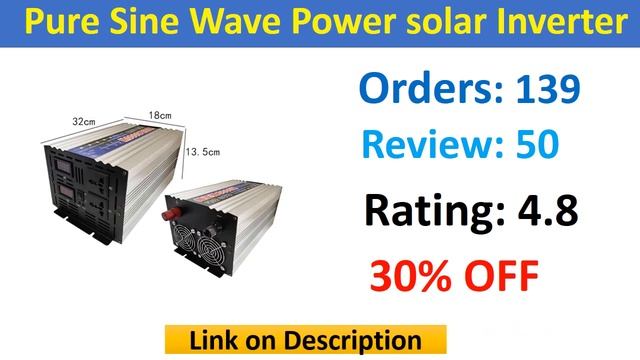 Top 5 Best Pure Sine Wave Inverter In 2021 | Best Solar Power Inverter Review смотреть онлайн