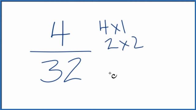 How to Simplify the Fraction 4/32 смотреть онлайн