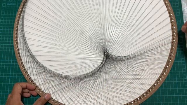 String Art Basics - 1 | Cardiod String Pattern | 5 Petal Rosette String Design | String Mandala смотреть онлайн