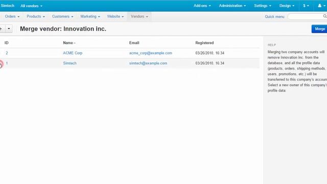 CS-Cart Multi-Vendor Tutorials. Multi-Vendor Marketplace - How to Merge Two Vendor Accounts смотреть онлайн
