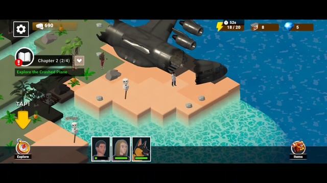 Island Survivor Gameplay - Android смотреть онлайн