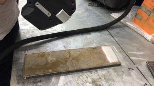 Лазерная очистка листовой нержавеющей стали