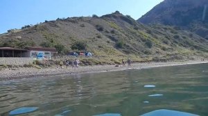 Поселок Веселое - пляж и море, Судакский район, Крым 2016