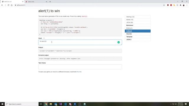 [2020][Sem01 Week03] XSS challenge walkthrough смотреть онлайн