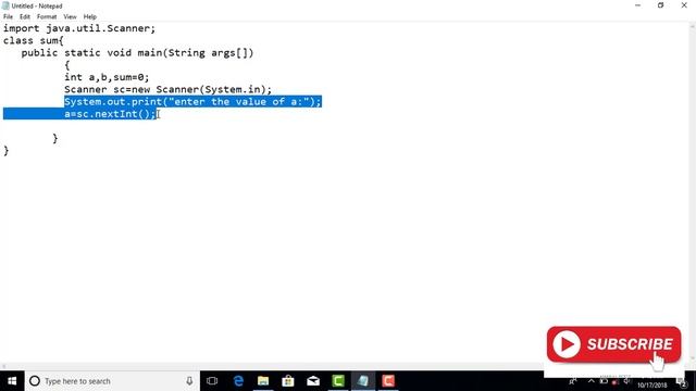 Sum of Two Numbers by using Scanner Class смотреть онлайн