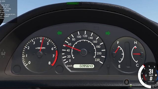 BeamNG drive - 1998 Pessima Acceleration смотреть онлайн