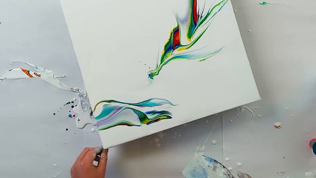 The Creative Voice ~ Acrylic Pouring with Calligraphy & Photoshop / Mixed Media смотреть онлайн