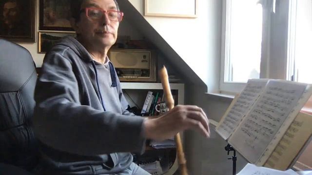 G. G. Tromlitz, Partita I, Andante, for alto recorder смотреть онлайн