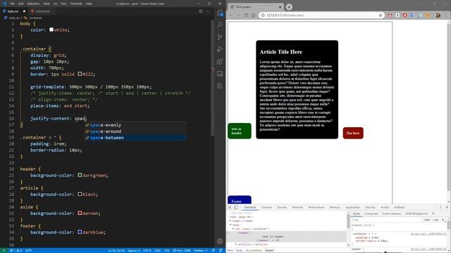 CSS Grid верстка, часть 5. Выравнивание смотреть онлайн
