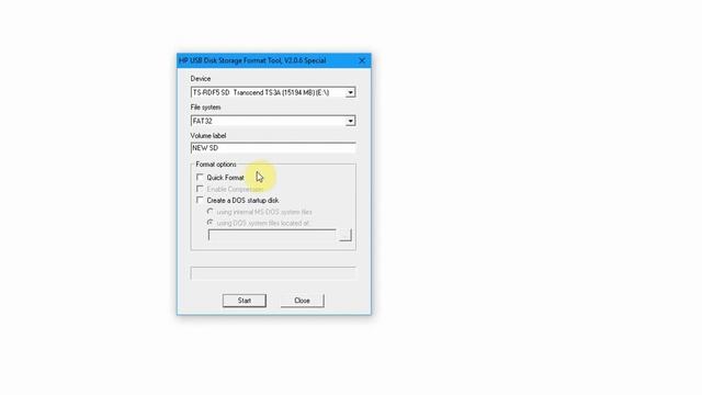 Форматируем флешку программой HP Usb Disk Storage Format Tool смотреть онлайн