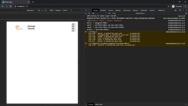 Responsive React : Create a BREAKPOINT OBSERVER from SCRATCH смотреть онлайн