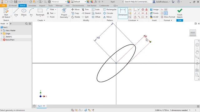 28-Ellipse for Autodesk Inventor смотреть онлайн