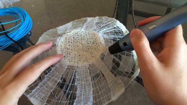 3d Pen Creation: Light up Alien Spaceship! (Scribbler V3)