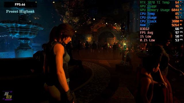 Shadow of the Tomb Raider - MSI RTX 3070 Ti Suprim X 8GB - Benchmark #0001 смотреть онлайн