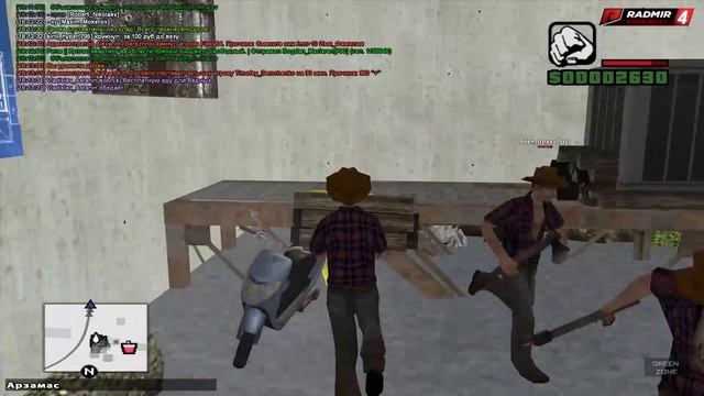 Сколько ДЕНЕГ Можно ЗАРАБОТАТЬ за ЧАС на 1 УРОВНЕ? Жизнь бомжа #1 в ГТА КРМП на RADMIR RP!