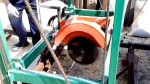 самодельная дисковая поворотная пилорама