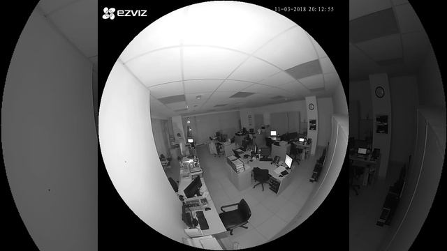 Видеокамера EZVIZ Mini Pano - ночь смотреть онлайн