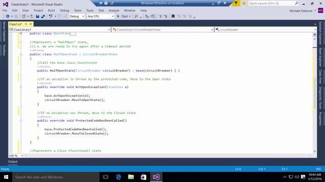 How to Create a Simple Circuit Breaker in C# смотреть онлайн