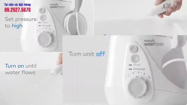 Hướng dẫn sử dụng máy tăm nước Waterpik Ultra Professional WP-660 смотреть онлайн