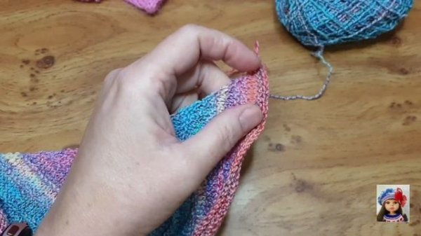 Комплект Мишель* Бактус и берет* Мастеркласс*