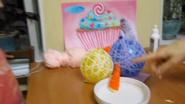 Снеговик из ниток. Украшение к Новому Году. Snowman from threads. Decoration for New Year. смотреть онлайн