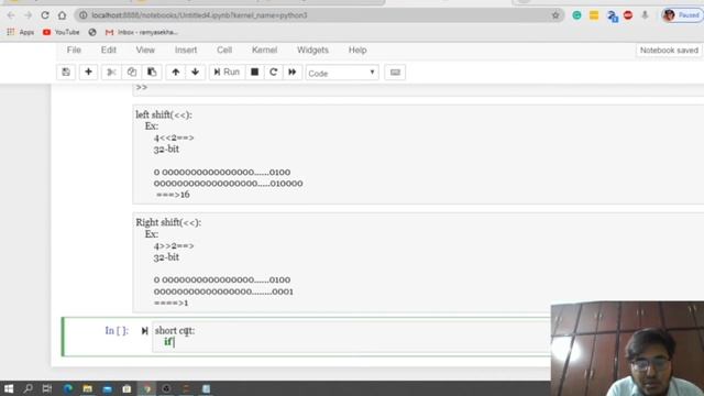 Bitwise operators in python | Left shift and right shift operators in python | python programming смотреть онлайн