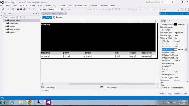 Quick Report Formatting in SQL Server Reporting Services смотреть онлайн