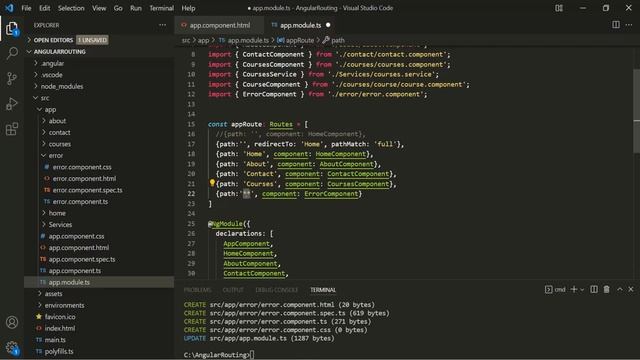 Implement Page not found Route | Angular Router | Angular 13+ смотреть онлайн