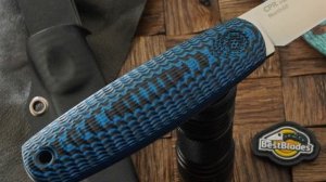 Нож Owl Knife North SF, сталь CPR, линза, рукоять черно-синяя G-10