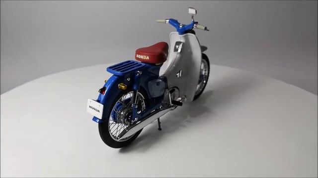 EP150. HONDA SUPER CUB C50 1958 EBBRO 1:12 SCALE MINIATURE REVIEW WITH SPECIAL FEATURES смотреть онлайн