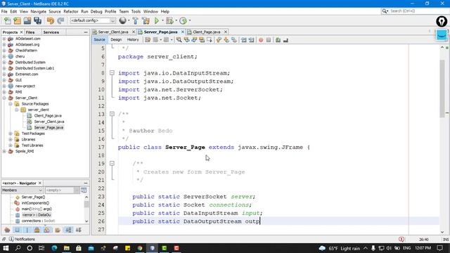 GUI Client Server Tutorial Records java part 1 смотреть онлайн