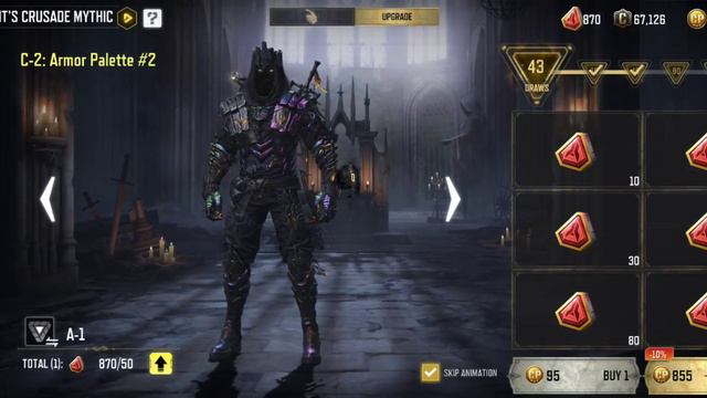 Knights Crusade Mythic Drop | Mythic Templar Couteau's Oath | Full Draw | CoD Mobile смотреть онлайн