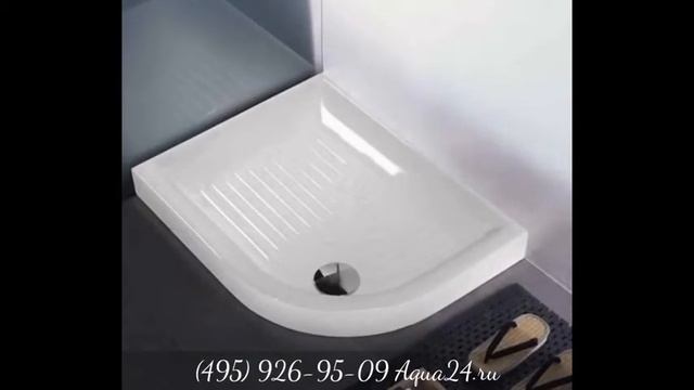 Обзор душевых поддонов из керамики от Aqua24.ru смотреть онлайн